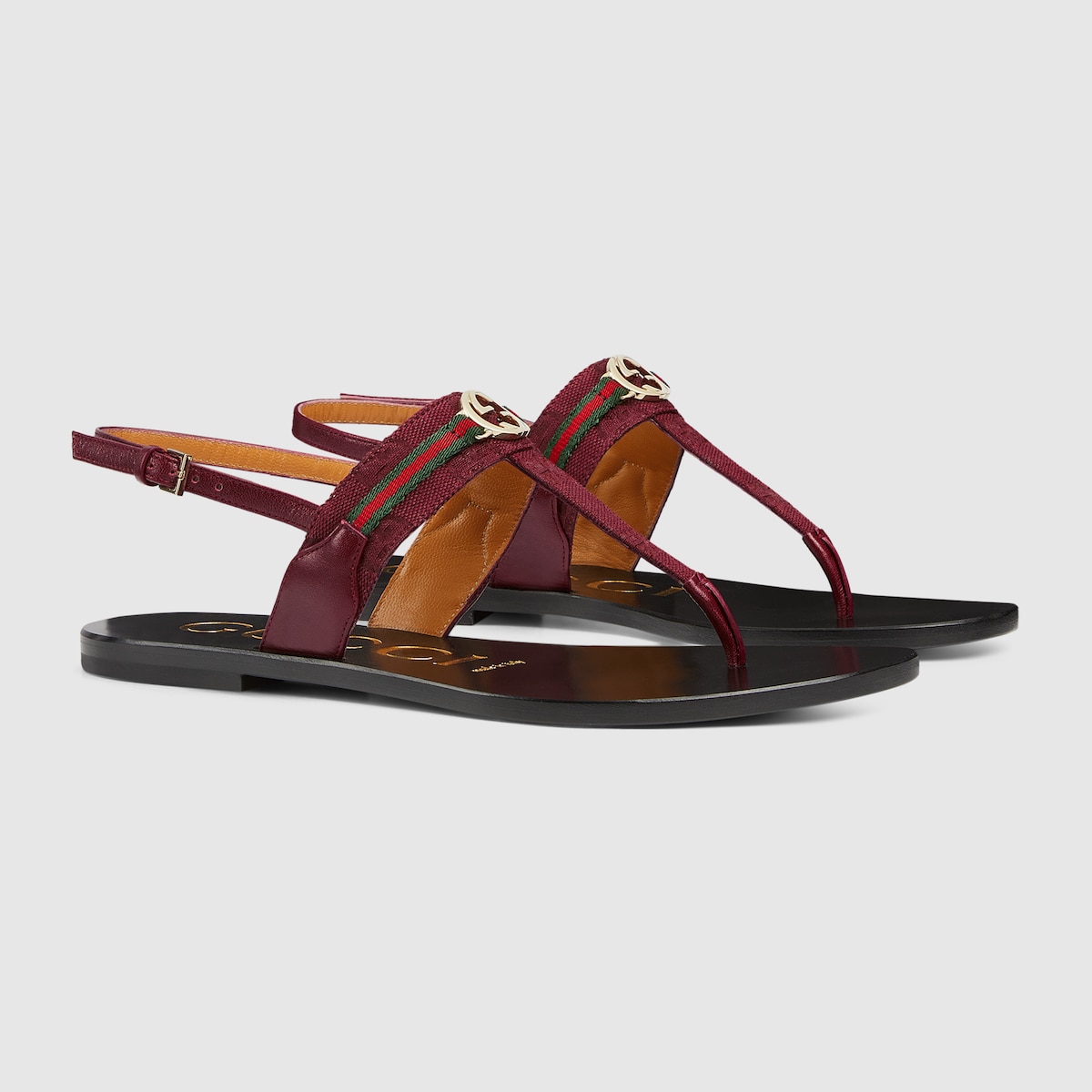 Gucci Women’s Interlocking G Web sandal - Image 5